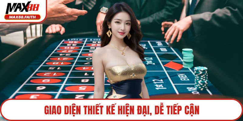 Giao diện thiết kế hiện đại, dễ tiếp cận